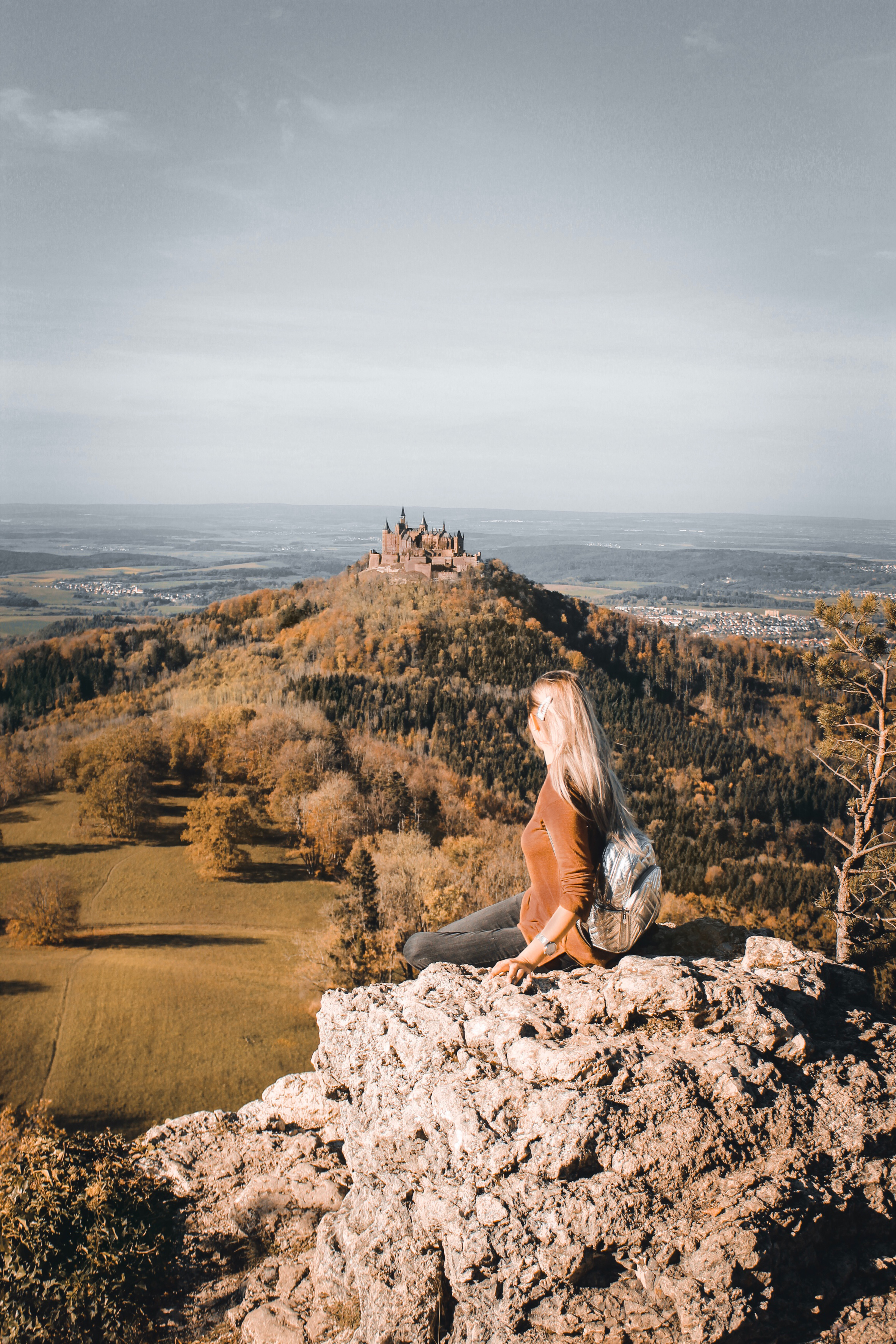 Aussicht Burg Hohenzollern - Burg Hohenzollern - ein Bau mit Weitblick am Rande der Schwäbischen Alb